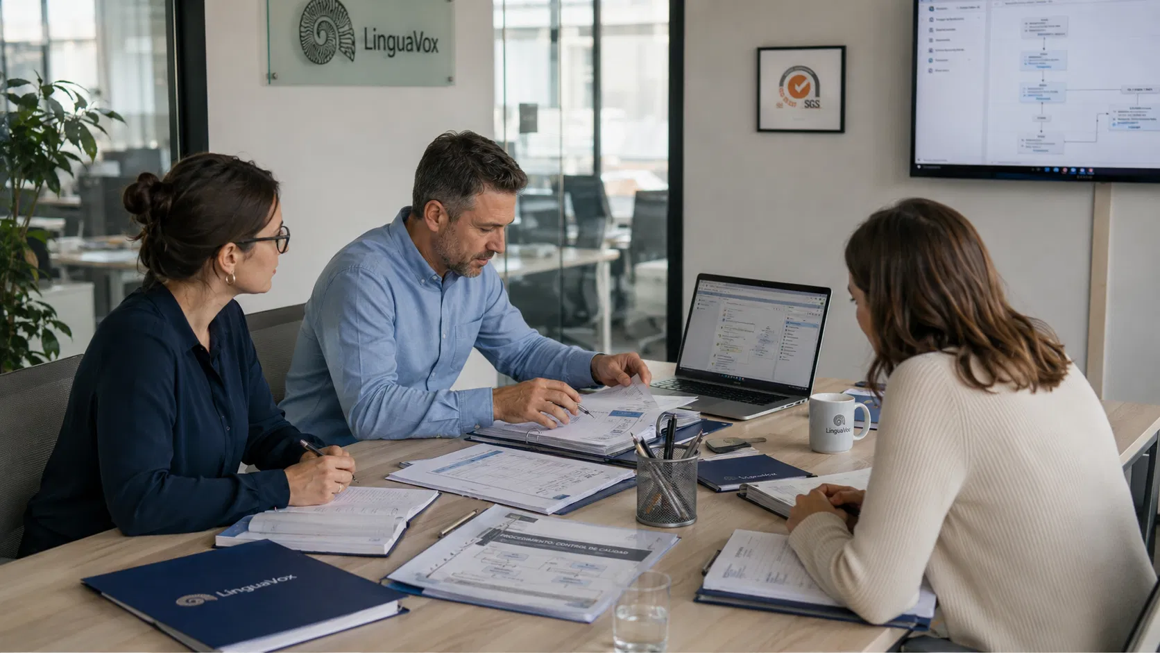 Documentación de gestión de calidad ISO 9001 en LinguaVox